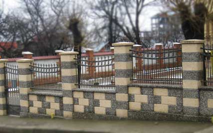 gard prefabricat din beton 