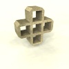 element plasa fagure gard din beton